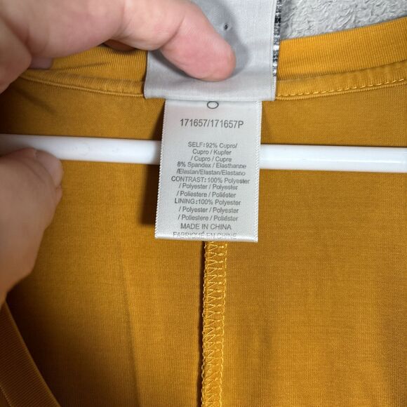 ANTHROPOLOGIE Dolan Left Coast Collection Med Loren Tunic Tee Shirt Dress Yellow - Picture 9 of 9